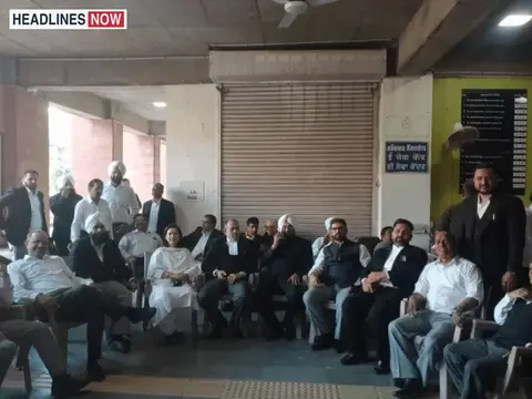 चंडीगढ़ में वकील पर FIR के विरोध में वर्क सस्पेंड:कैंटीन संचालक की मौत मामले में आरोपी, कहा-जांच में कानूनी प्रक्रिया का पालन हो