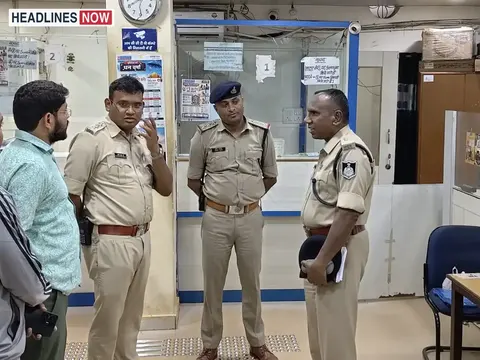 शिवपुरी में 2 बदमाश पिस्टल लेकर सेंट्रल बैंक में घुसे : तीसरा बाइक चालू किए खड़ा था, स्टाफ को धमकाकर मांगा कैश, नहीं मिला तो भागे