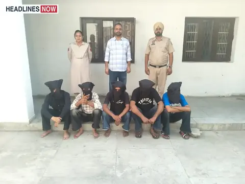 फरीदकोट- कारोबारी का अपहरण करने आए 5 को दबोचा:यमुनानगर निवासी एक्स गर्लफ्रेंड की साजिश, 10 लाख मांगने के आरोप, पकड़े गए आरोपी चंबा व चंडीगढ़ के