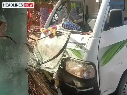 लोडिंग वाहन की टक्कर से दादी की मौत, पोता घायल : शिवपुरी में दोनों घर के बाहर बैठे थे, ड्राइवर मौके से भागा