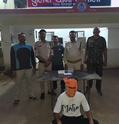 अमोला पुलिस ने 26.16 ग्राम स्मैक के साथ आरोपी पकड़ा, एनडीपीएस एक्ट में केस दर्ज