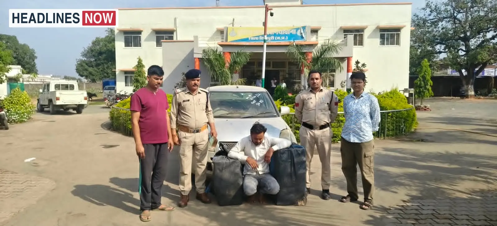 खनियाधाना पुलिस ने पकड़ी शराब, एक गिरफ्तार