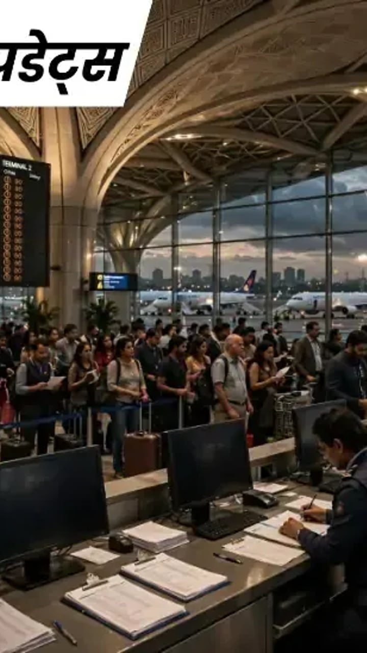 मुंबई एयरपोर्ट पर सिस्टम आउटेज से 327 उड़ानें प्रभावित